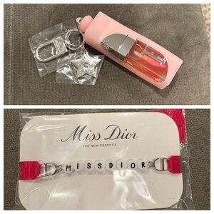 Dior Addict Bag Charm Holder for Dior Addict Lip Oil & Miss Dior Bracelet ~ New